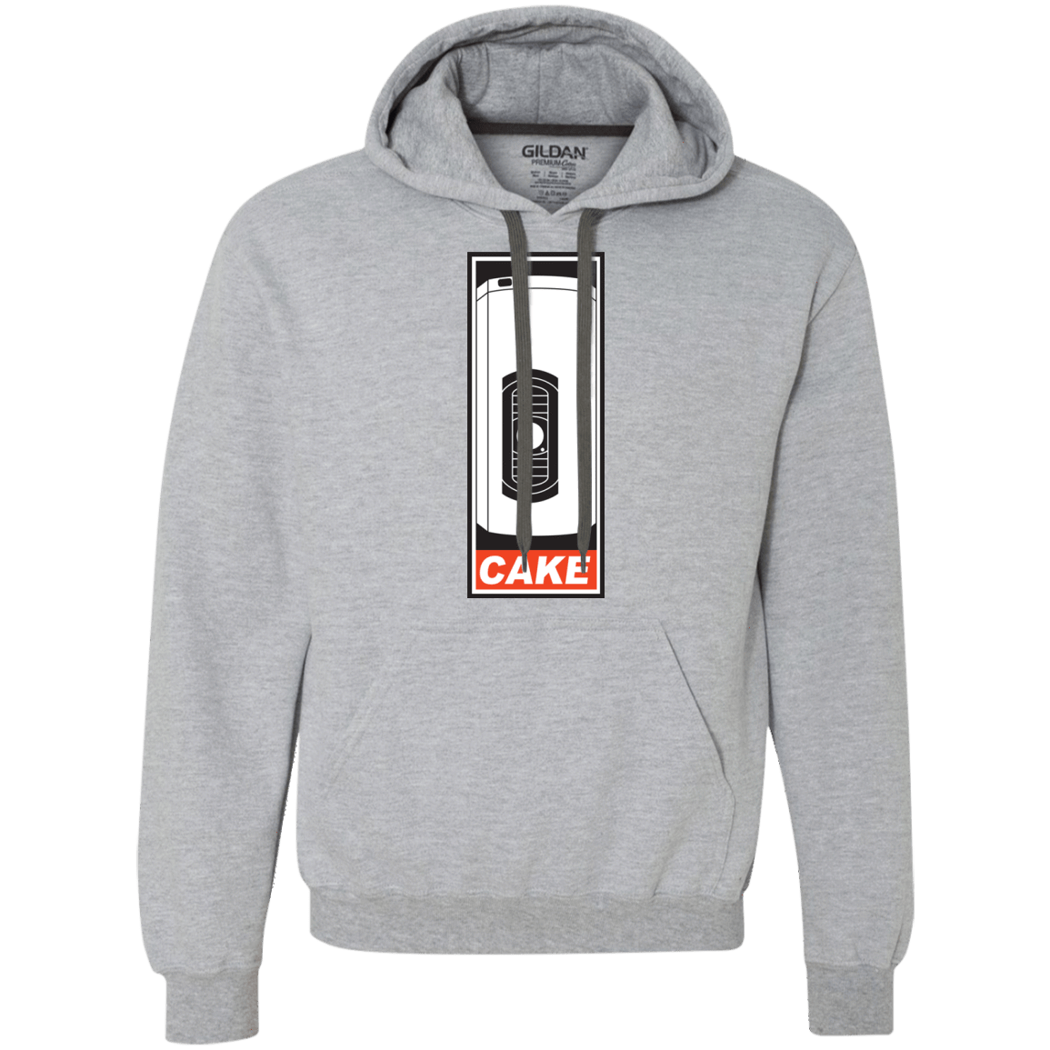 Sweatshirts Sport Grey / Small Cake is a Lie Premium Fleece Hoodie
