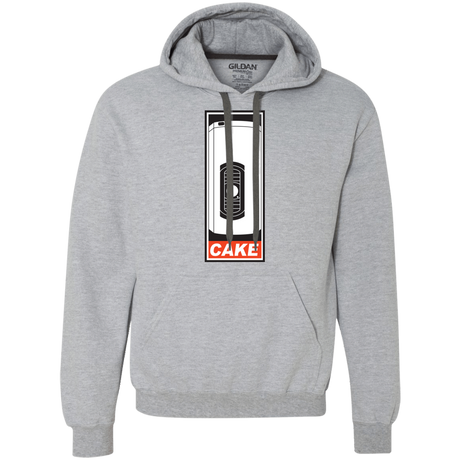 Sweatshirts Sport Grey / Small Cake is a Lie Premium Fleece Hoodie