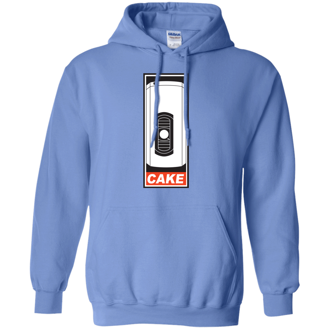 Sweatshirts Carolina Blue / Small Cake is a Lie Pullover Hoodie