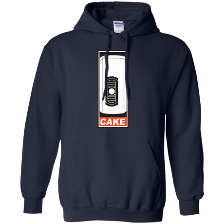 Sweatshirts Navy / Small Cake is a Lie Pullover Hoodie