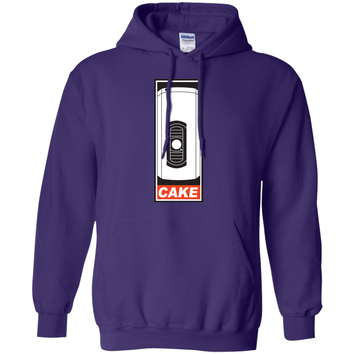 Sweatshirts Purple / Small Cake is a Lie Pullover Hoodie