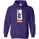 Sweatshirts Purple / Small Cake is a Lie Pullover Hoodie