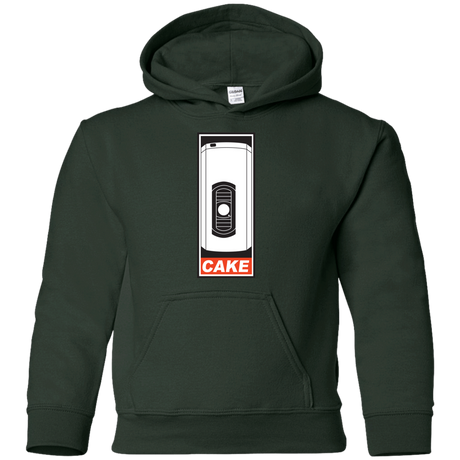 Sweatshirts Forest Green / YS Cake is a Lie Youth Hoodie