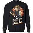 Sweatshirts Black / Small Call me Snake Crewneck Sweatshirt