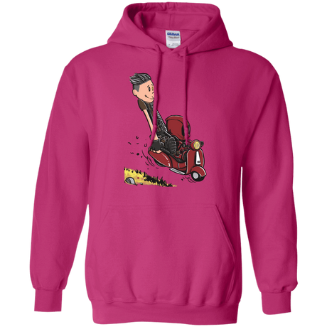 Sweatshirts Heliconia / S Calvin & Deadpool Pullover Hoodie