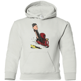 Sweatshirts White / YS Calvin & Deadpool Youth Hoodie