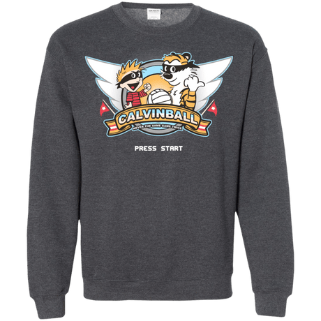 Sweatshirts Dark Heather / Small Calvinball Video Game Crewneck Sweatshirt