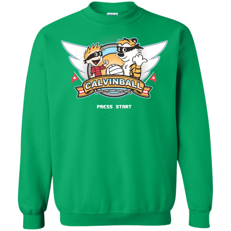 Sweatshirts Irish Green / Small Calvinball Video Game Crewneck Sweatshirt