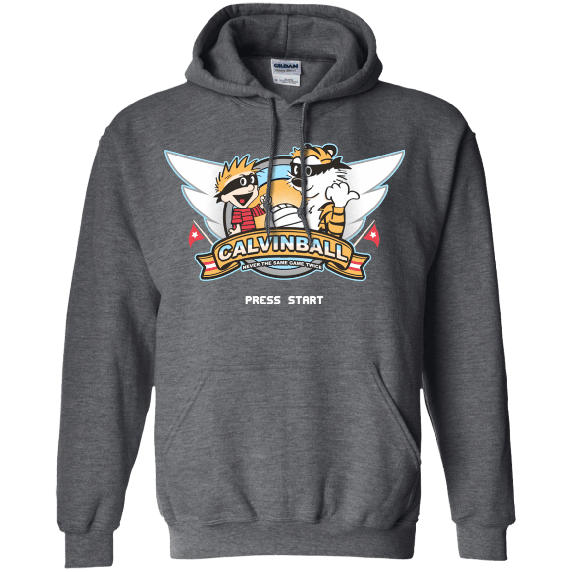 Sweatshirts Dark Heather / Small Calvinball Video Game Pullover Hoodie