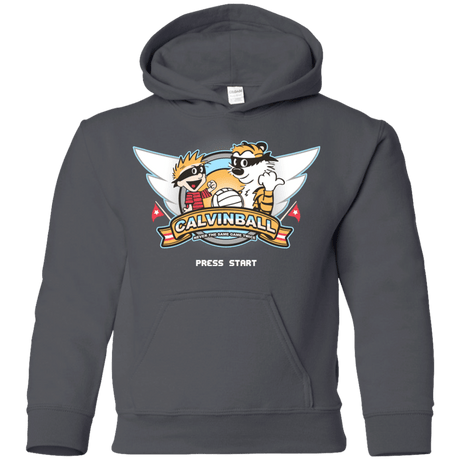 Sweatshirts Charcoal / YS Calvinball Video Game Youth Hoodie