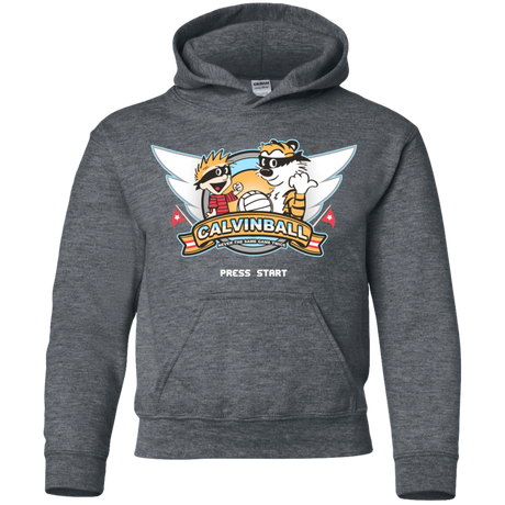 Sweatshirts Dark Heather / YS Calvinball Video Game Youth Hoodie