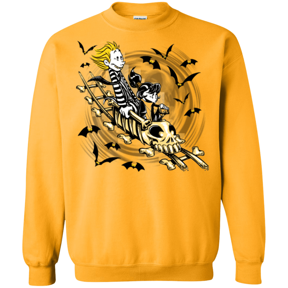 Sweatshirts Gold / Small Calvydia and Beetle Hobbes Crewneck Sweatshirt