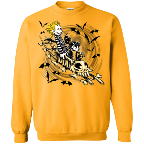 Sweatshirts Gold / Small Calvydia and Beetle Hobbes Crewneck Sweatshirt