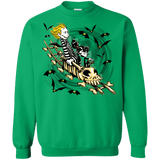 Sweatshirts Irish Green / Small Calvydia and Beetle Hobbes Crewneck Sweatshirt