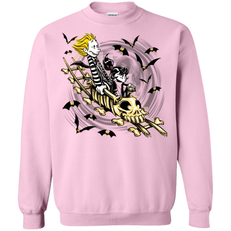 Sweatshirts Light Pink / Small Calvydia and Beetle Hobbes Crewneck Sweatshirt
