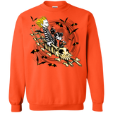 Sweatshirts Orange / Small Calvydia and Beetle Hobbes Crewneck Sweatshirt