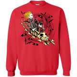Sweatshirts Red / Small Calvydia and Beetle Hobbes Crewneck Sweatshirt