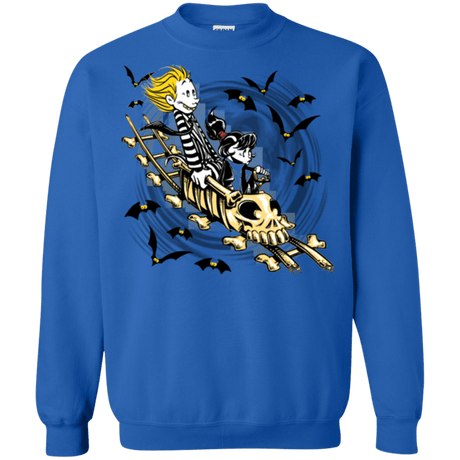 Sweatshirts Royal / Small Calvydia and Beetle Hobbes Crewneck Sweatshirt