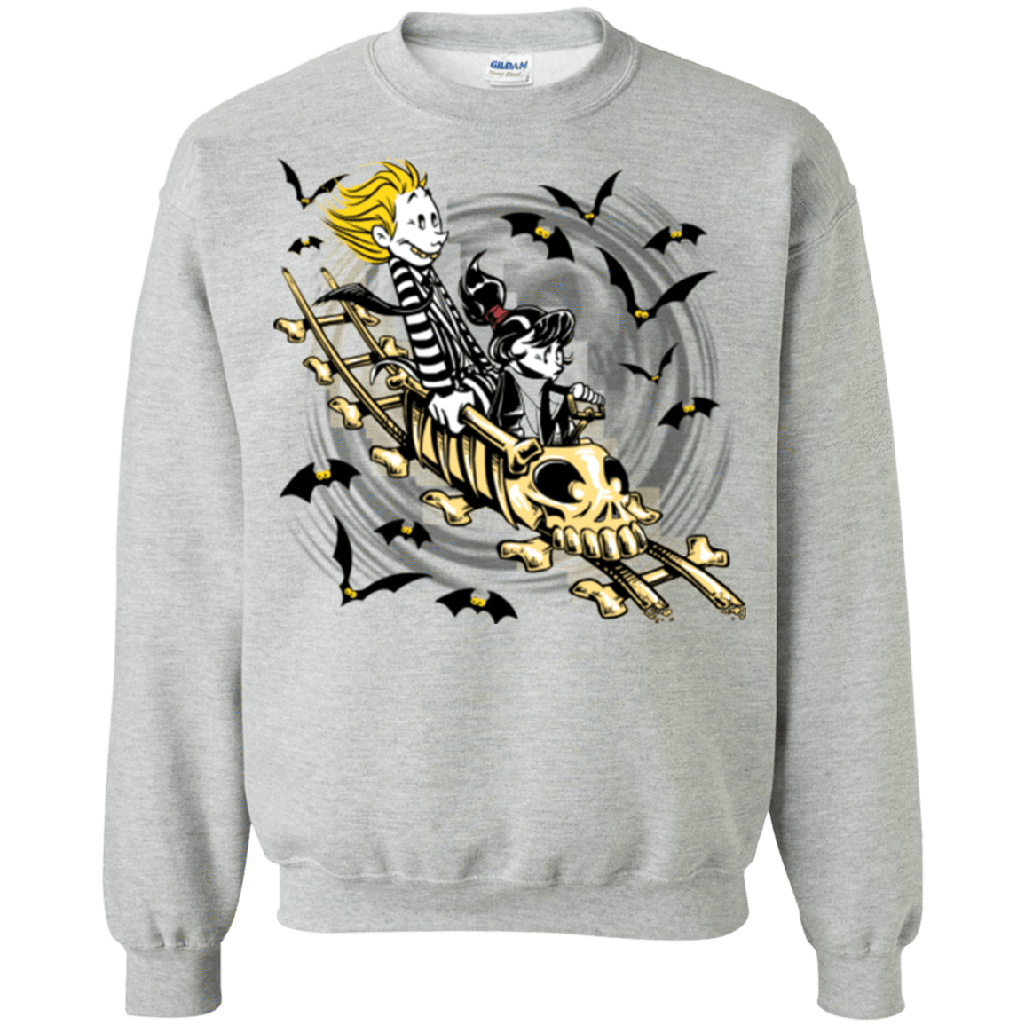 Sweatshirts Sport Grey / Small Calvydia and Beetle Hobbes Crewneck Sweatshirt