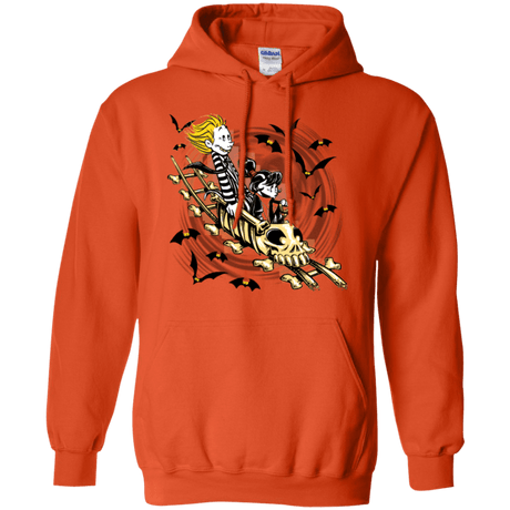 Sweatshirts Orange / Small Calvydia and Beetle Hobbes Pullover Hoodie