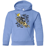Sweatshirts Carolina Blue / YS Calvydia and Beetle Hobbes Youth Hoodie