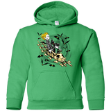 Sweatshirts Irish Green / YS Calvydia and Beetle Hobbes Youth Hoodie