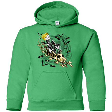 Sweatshirts Irish Green / YS Calvydia and Beetle Hobbes Youth Hoodie