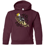 Sweatshirts Maroon / YS Calvydia and Beetle Hobbes Youth Hoodie