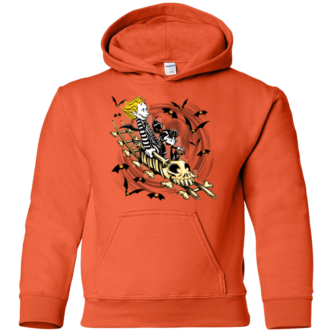 Sweatshirts Orange / YS Calvydia and Beetle Hobbes Youth Hoodie