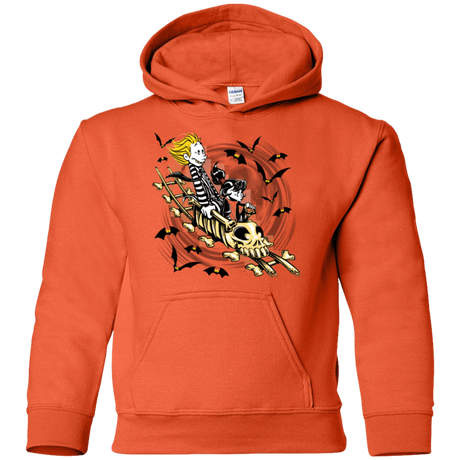 Sweatshirts Orange / YS Calvydia and Beetle Hobbes Youth Hoodie