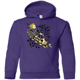 Sweatshirts Purple / YS Calvydia and Beetle Hobbes Youth Hoodie