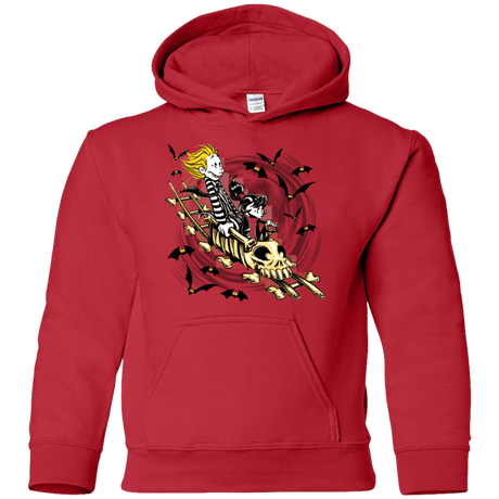 Sweatshirts Red / YS Calvydia and Beetle Hobbes Youth Hoodie