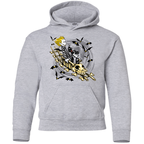 Sweatshirts Sport Grey / YS Calvydia and Beetle Hobbes Youth Hoodie