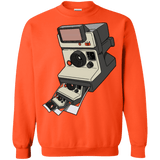 Sweatshirts Orange / Small Cam Ception Crewneck Sweatshirt