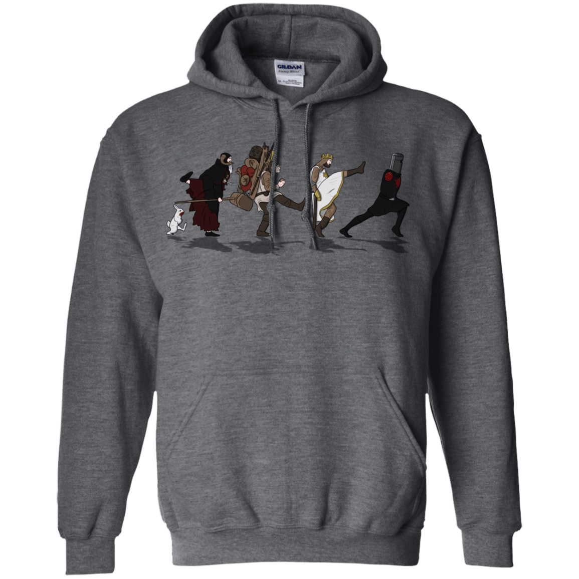 Sweatshirts Dark Heather / S Caminando Hacía El Grial Pullover Hoodie