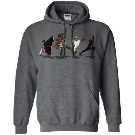 Sweatshirts Dark Heather / S Caminando Hacía El Grial Pullover Hoodie