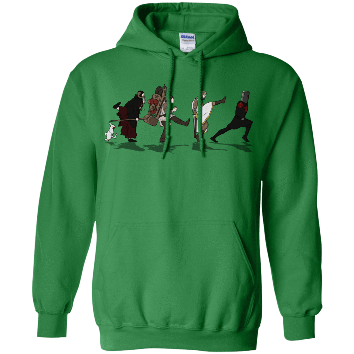 Sweatshirts Irish Green / S Caminando Hacía El Grial Pullover Hoodie