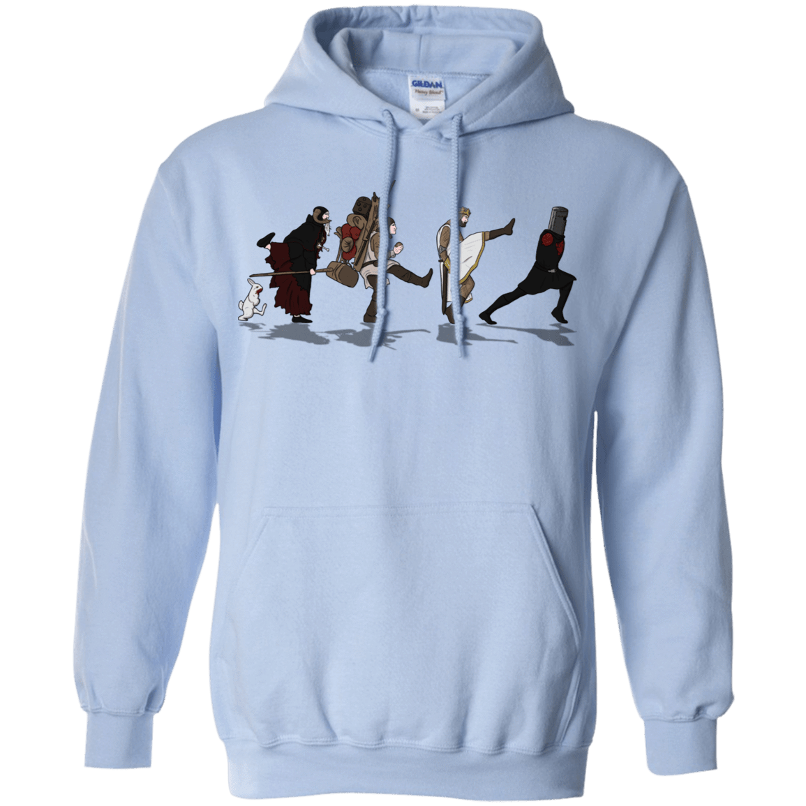 Sweatshirts Light Blue / S Caminando Hacía El Grial Pullover Hoodie