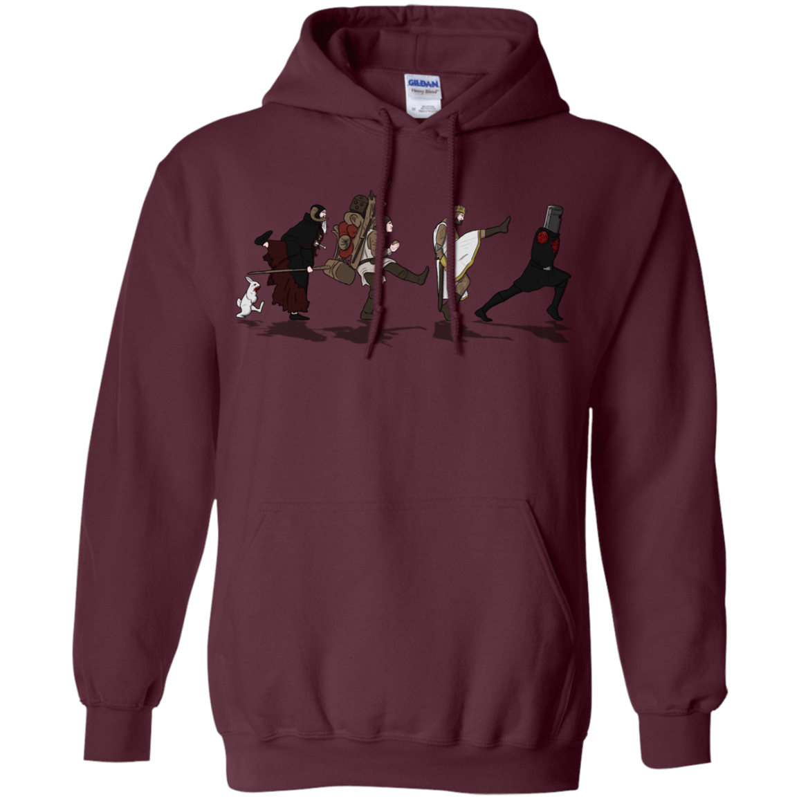 Sweatshirts Maroon / S Caminando Hacía El Grial Pullover Hoodie