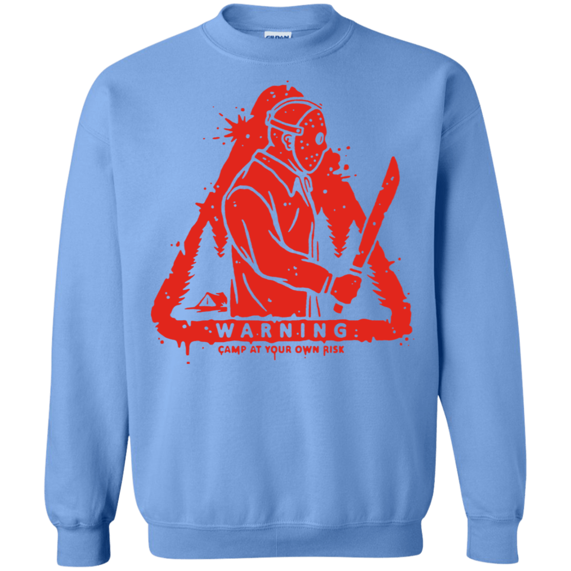 Sweatshirts Carolina Blue / S Camp at Your Own Risk Crewneck Sweatshirt