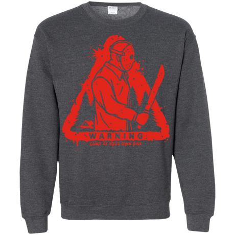 Sweatshirts Dark Heather / S Camp at Your Own Risk Crewneck Sweatshirt