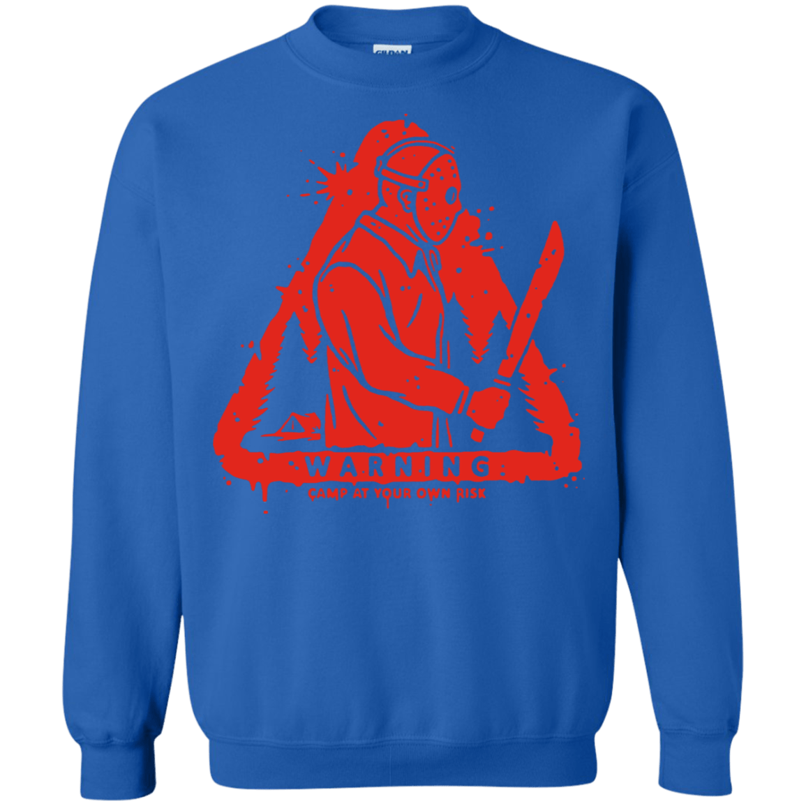 Sweatshirts Royal / S Camp at Your Own Risk Crewneck Sweatshirt