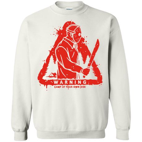 Sweatshirts White / S Camp at Your Own Risk Crewneck Sweatshirt