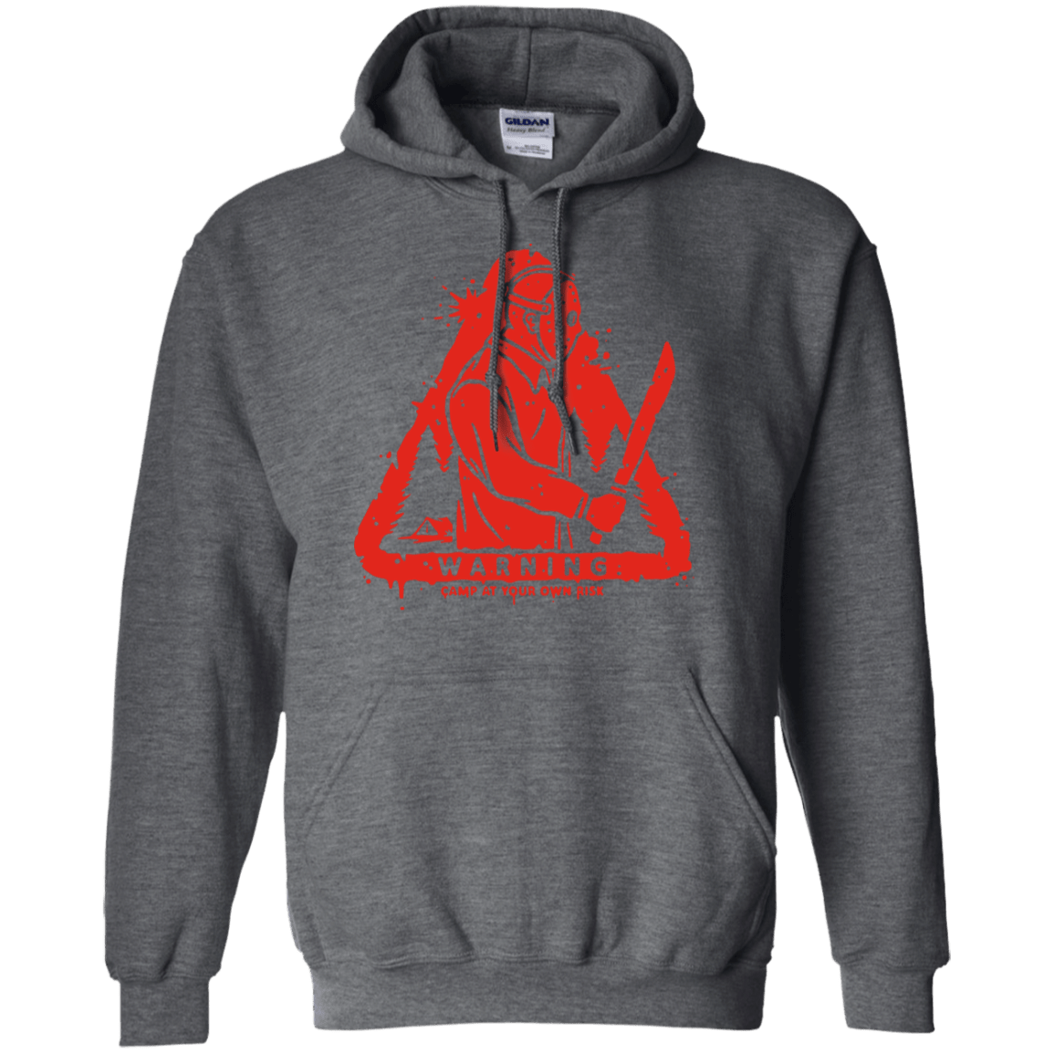 Sweatshirts Dark Heather / S Camp at Your Own Risk Pullover Hoodie