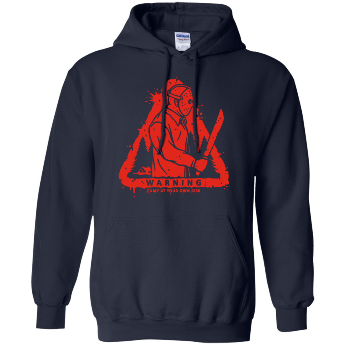 Sweatshirts Navy / S Camp at Your Own Risk Pullover Hoodie