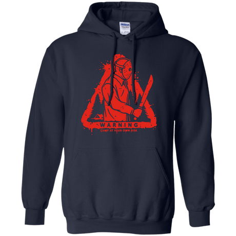 Sweatshirts Navy / S Camp at Your Own Risk Pullover Hoodie