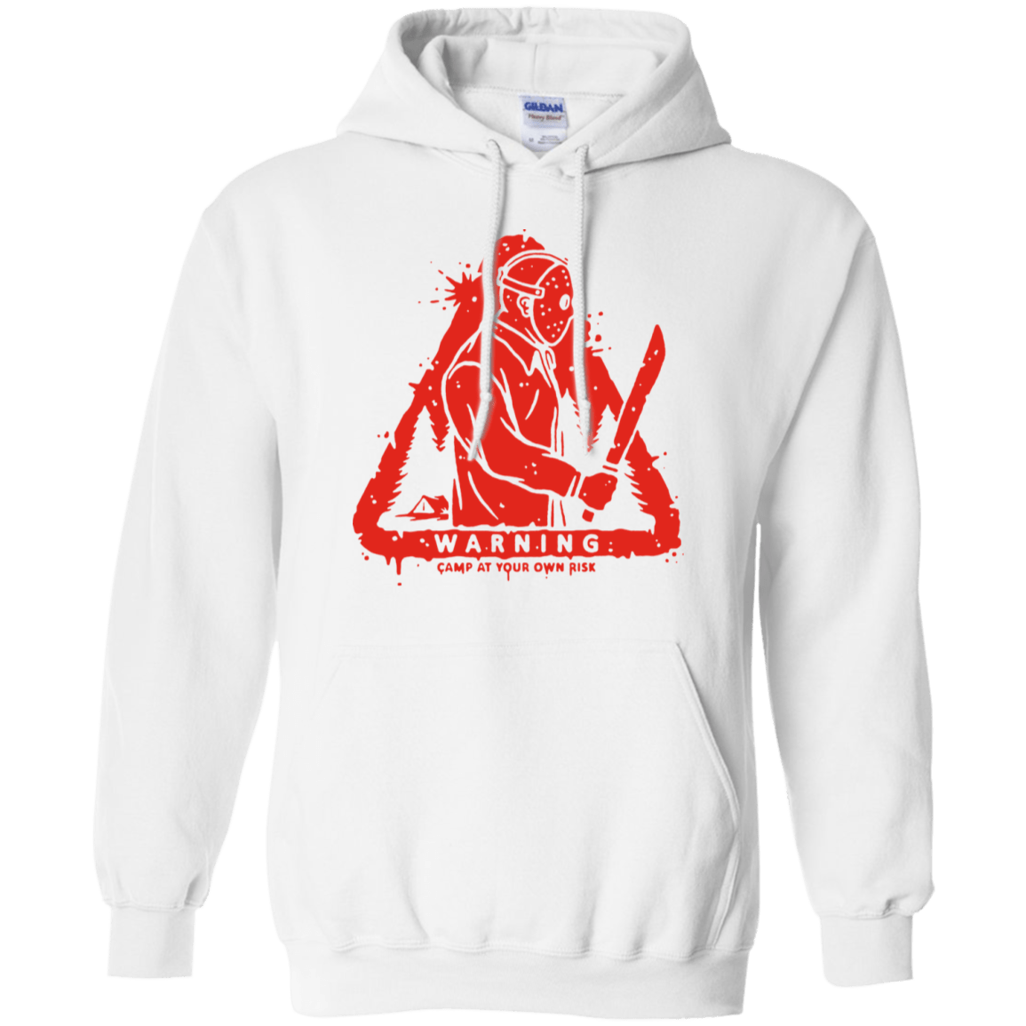 Sweatshirts White / S Camp at Your Own Risk Pullover Hoodie