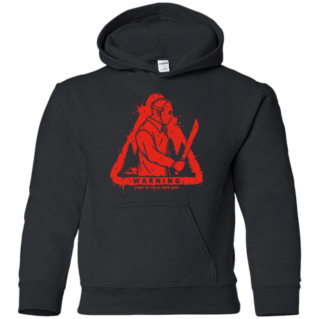 Sweatshirts Black / YS Camp at Your Own Risk Youth Hoodie