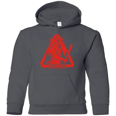 Sweatshirts Charcoal / YS Camp at Your Own Risk Youth Hoodie