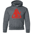 Sweatshirts Dark Heather / YS Camp at Your Own Risk Youth Hoodie
